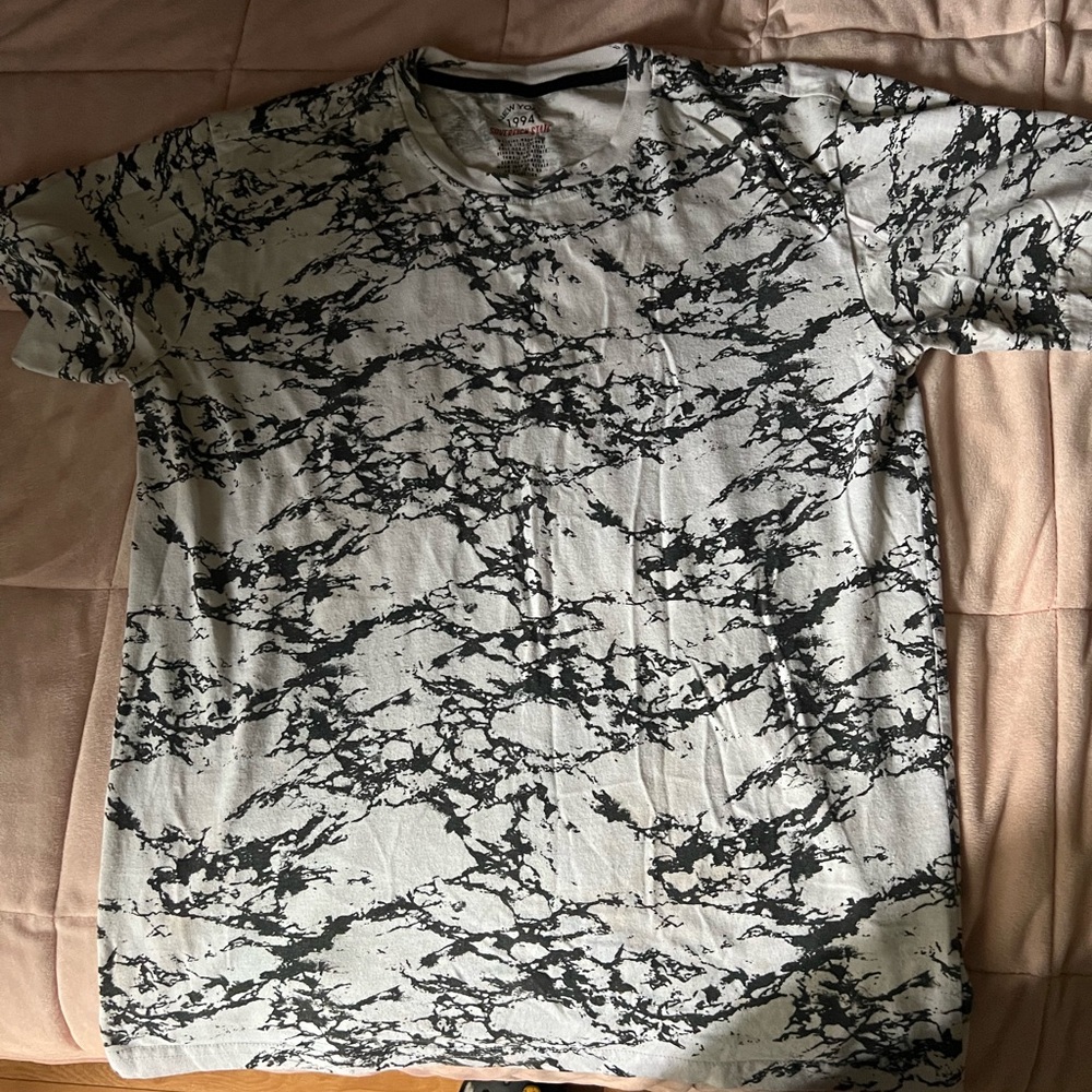 Black and white kids large shirt
